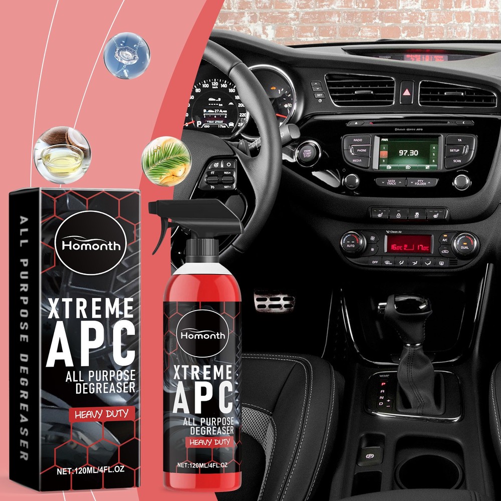 Car Multi-Functional Cleaner Fabric Seat Steering Wheel Inside Outside Stain
