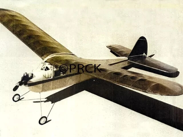 PDF File on USB RC Model Airplane Plans:1/2A Brigadier 45" WS