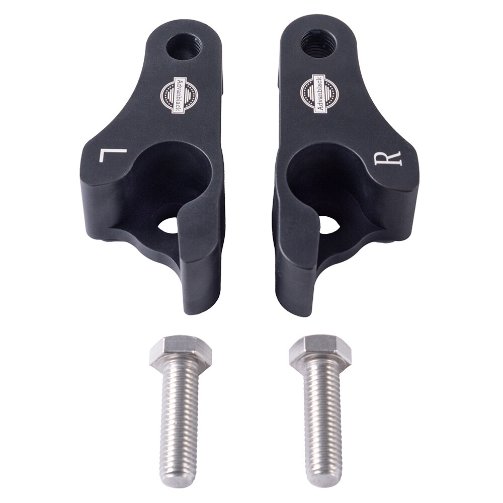 Advanblack 2 inch Lowering Blocks Kit For Harley Davidson Touring Models 2009+