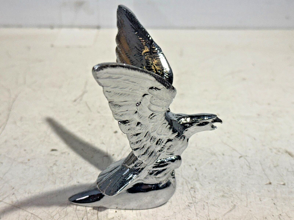 Chrome American Eagle Hood Ornament Pull Small International Peterbilt Kenworth