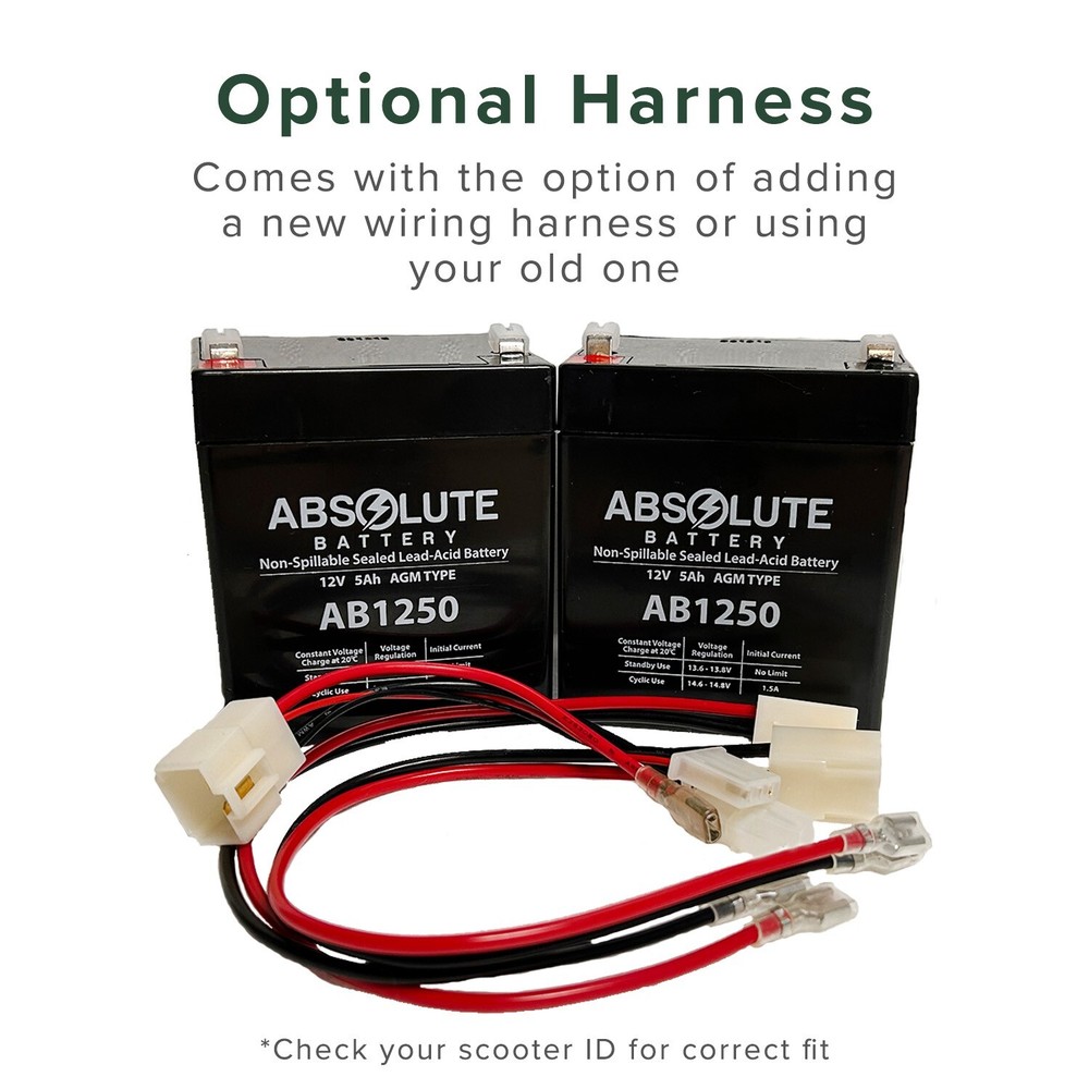 24 Volt Battery Pack (5 Ah Version 16+) for the Razor E100/E125 Electric Scooter