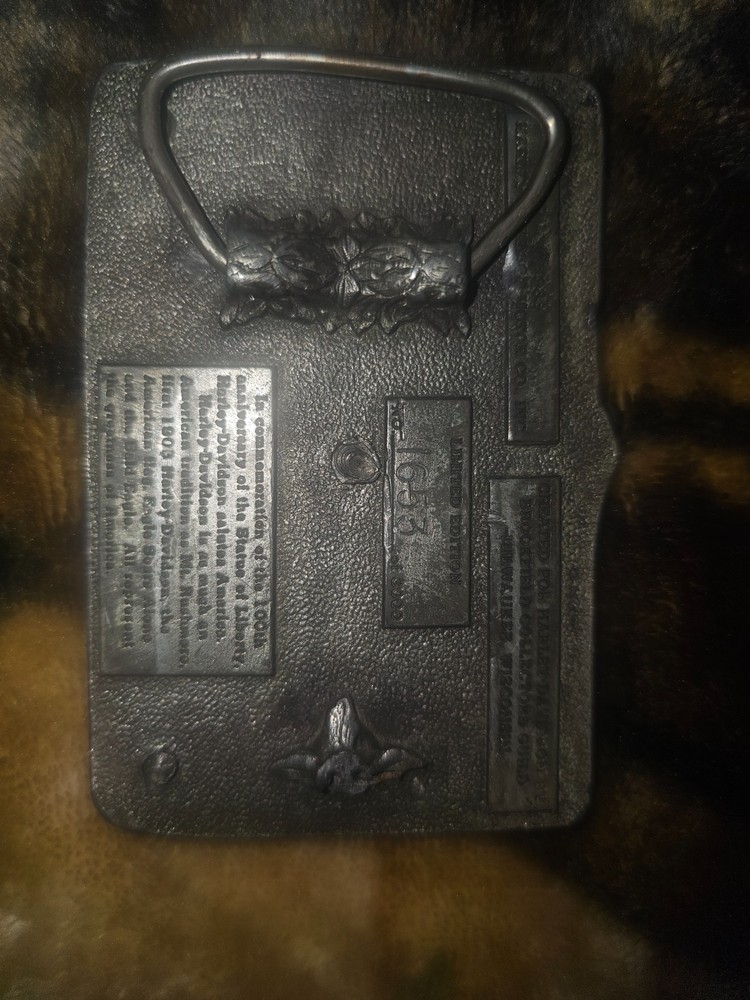 Harley Davidson limited edition belt buckle