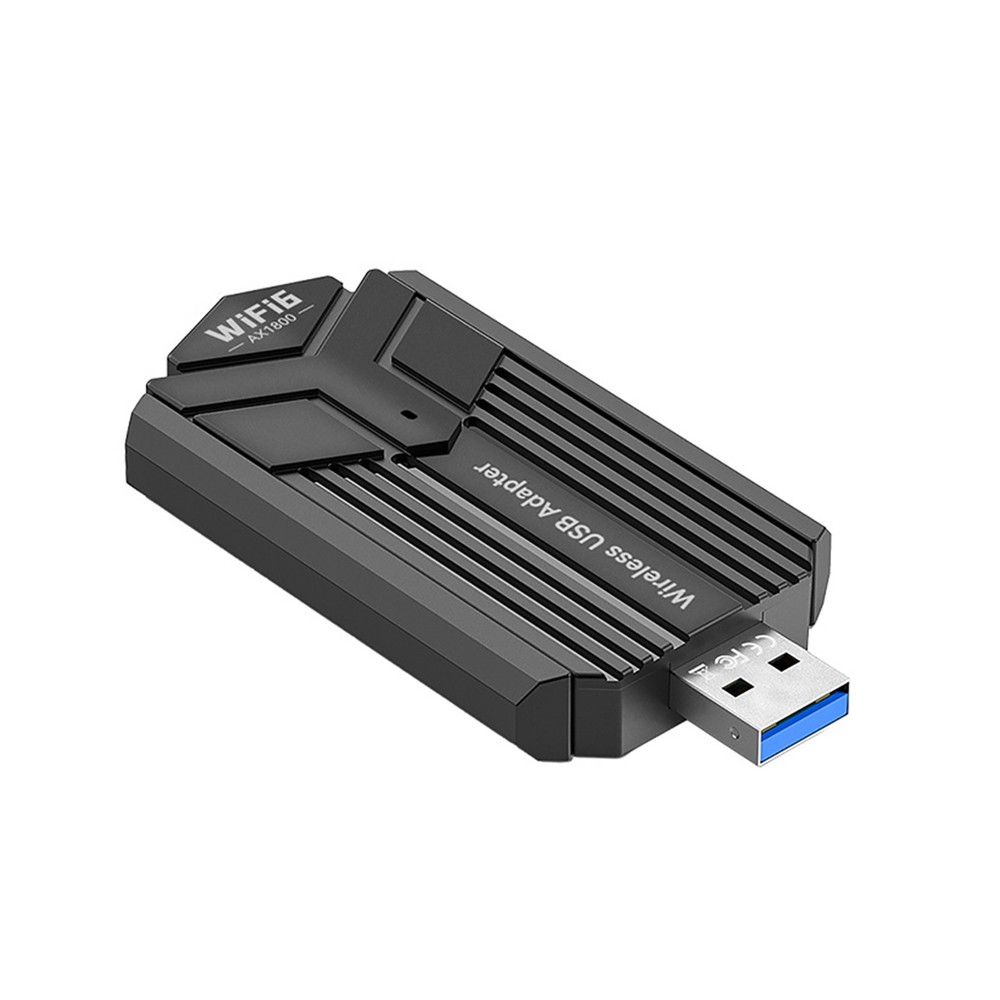 WiFi 6 USB Network Adapter AX1800 for Computer Desktop with Rotatable Antennas