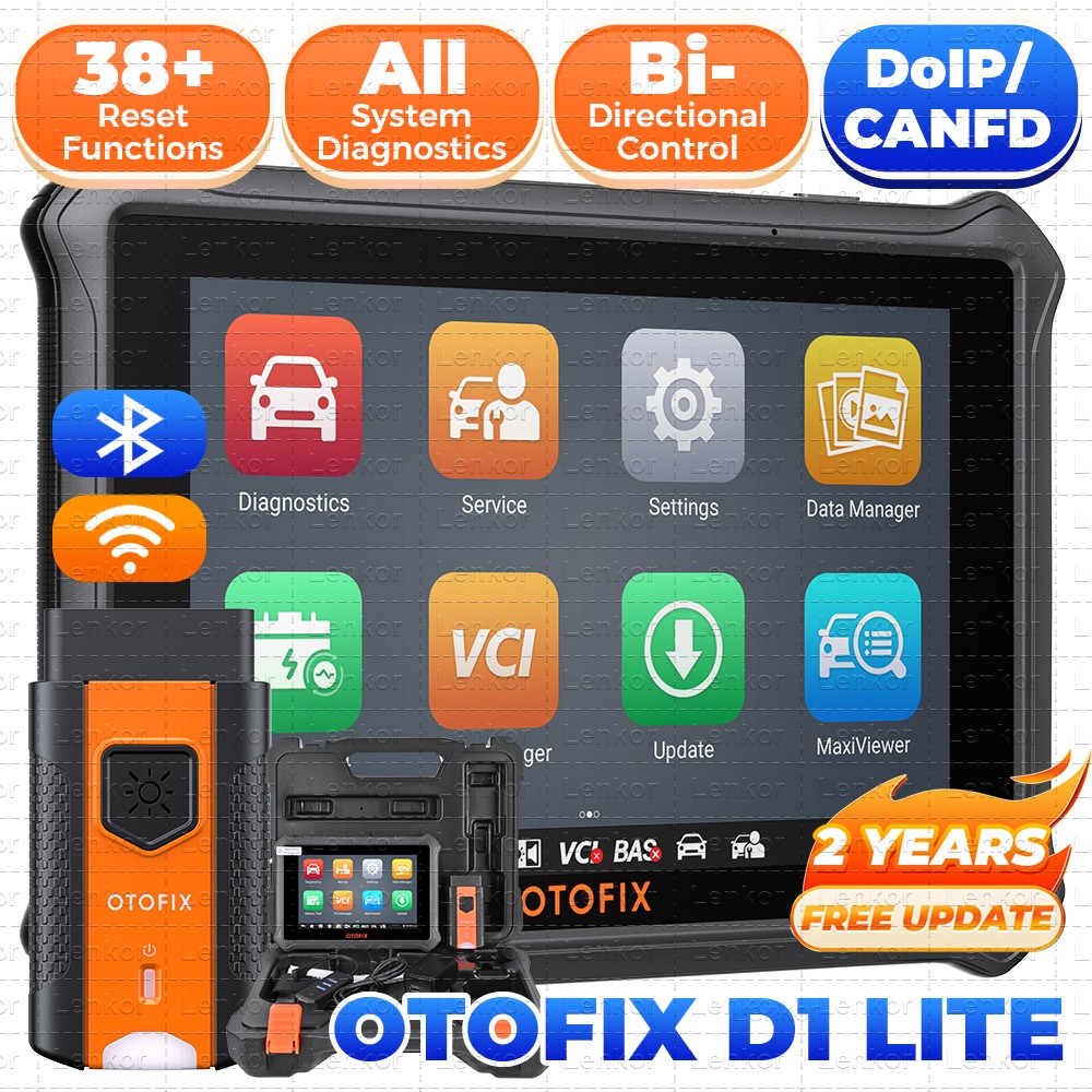2025 OTOFIX D1 Lite Bidirectional Full System Diagnostic Tool Key Coding Scanner