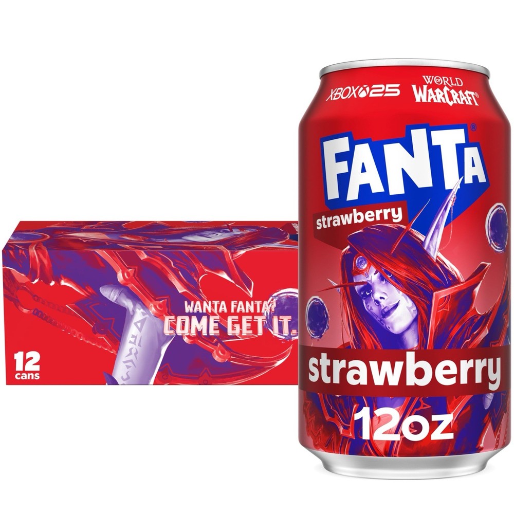:.Fanta Strawberry 🍓 12oz 12pk.:
