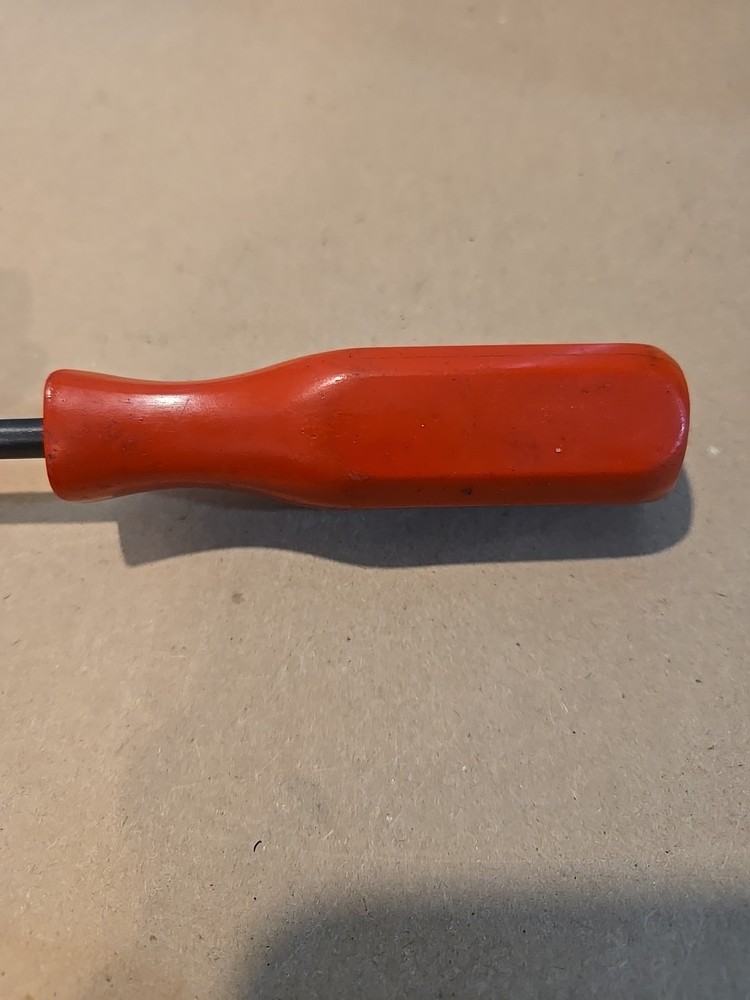 Mac Tools 1/4" Magnetic Bit Driver Red Handle USA MISSING END CAP PM84A