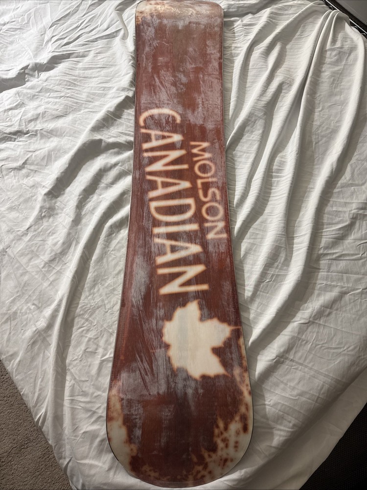 Molson Canadian Beer Promotional Snowboard