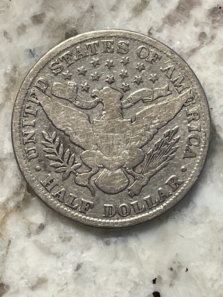 1896 Barber 90% Silver Half Dollar Good #29.