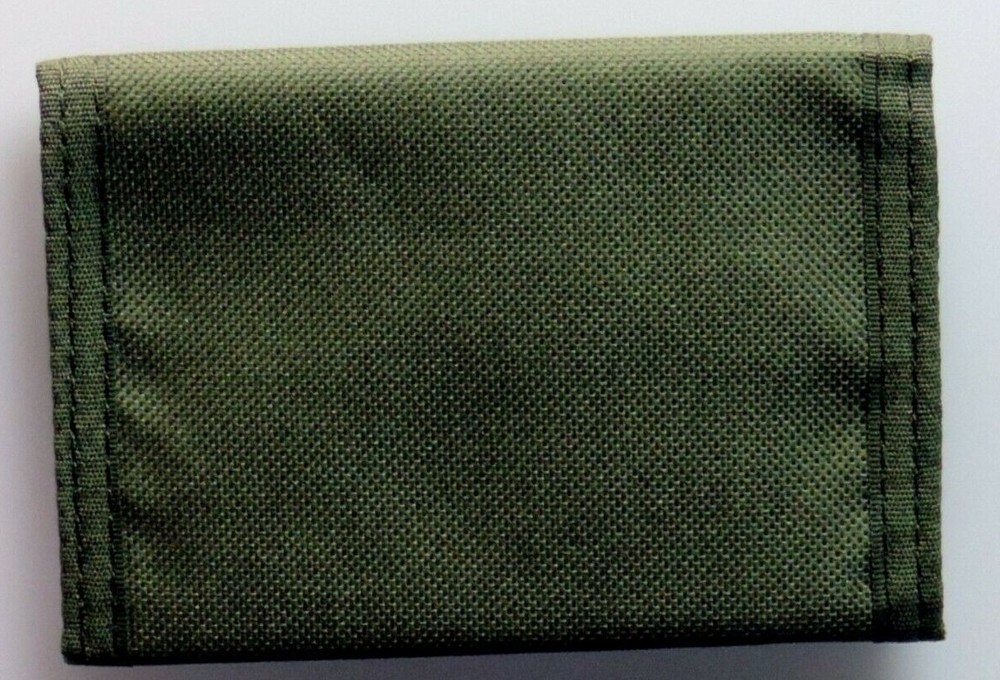 Tactical Military Tri- Fold Polyester Wallet with Multiple Card Slots