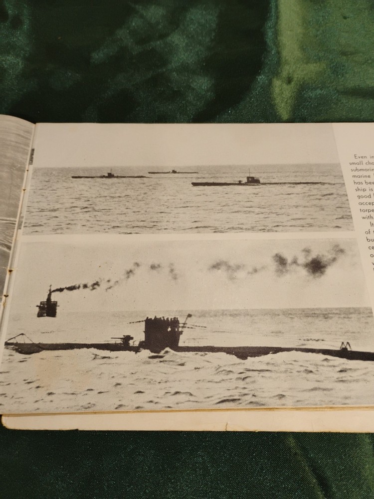 WW2 ONI RESTRICTED Axis Submarine Manual enemy sub operations and uses
