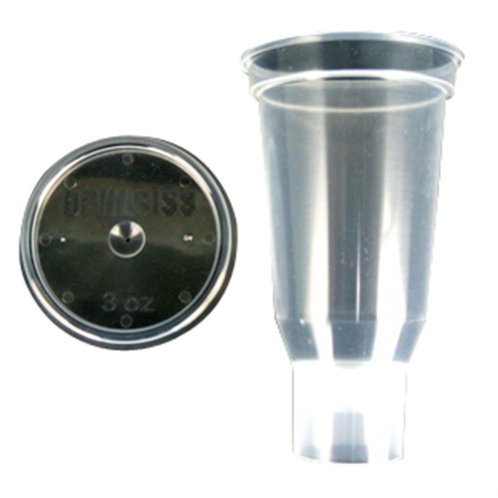 Devilbiss DPC-503-K24 3 Oz. Disposable Cup & Lid (Qty 24)