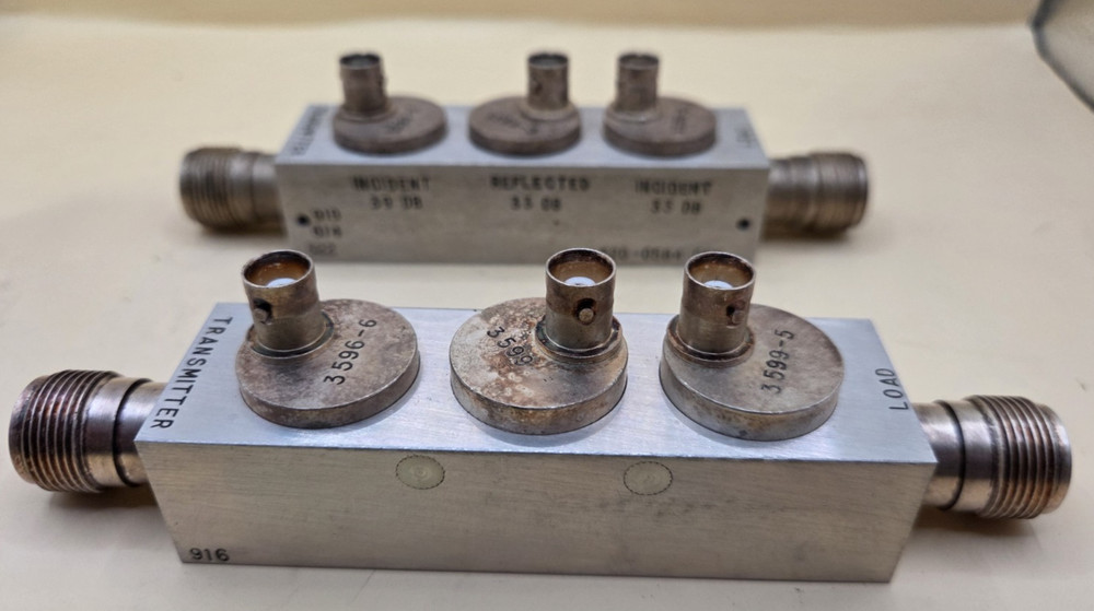 Lot of 2 Bendix Directional coupler microwave 318.014