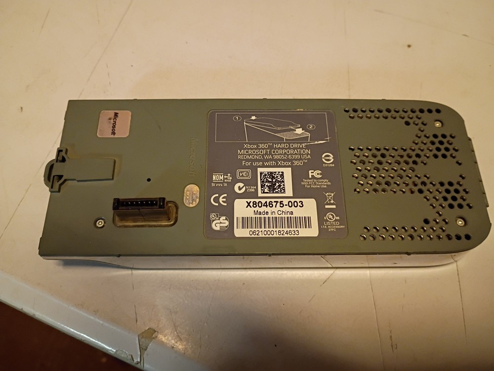Microsoft Xbox 360 Hard Drive 20GB External Storage Memory Unit X804675-003