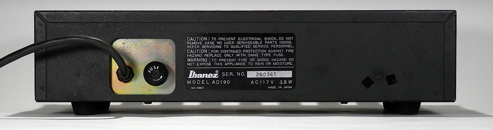 IBANEZ AD-190 Time Machine_Vintage Multi Mode Analog Delay & Flanger