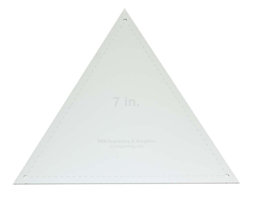 Patchwork Triangle 3 pc set Templates Acrylic 1/8" Quilting/Sew