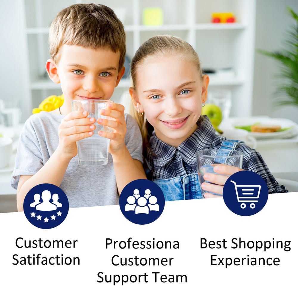 8 Pack 10"x4.5" 5 Micron Sediment & GAC Granular Carbon Water Filter Cartridges