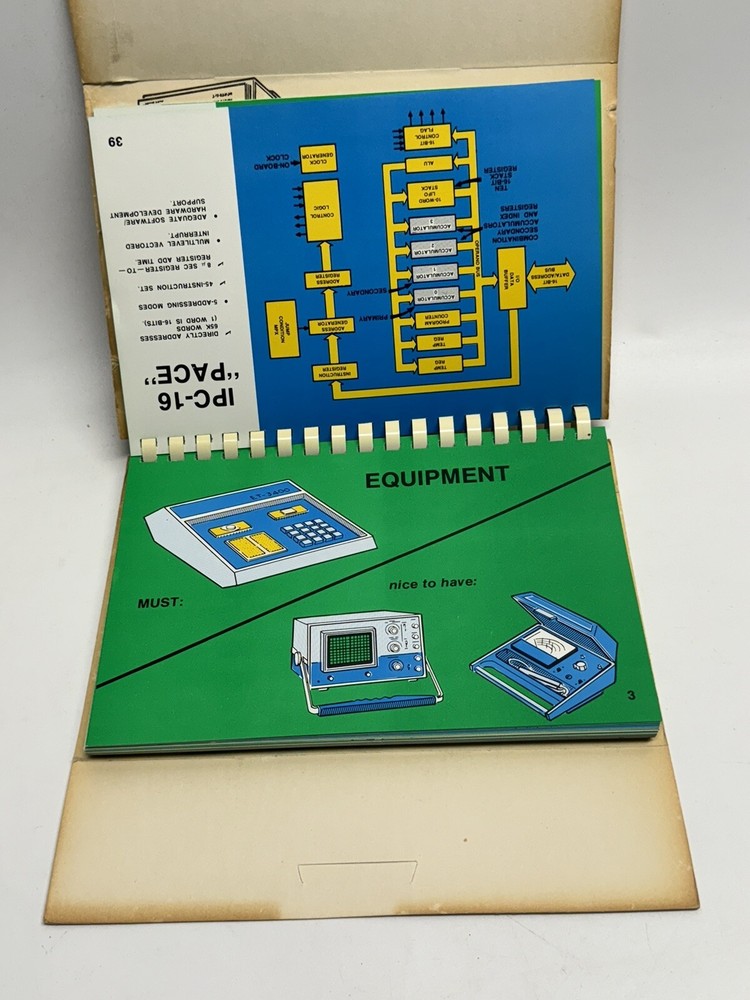 VINTAGE "RARE" Heathkit Continuing Education Microprocessors FLlipchart 1977
