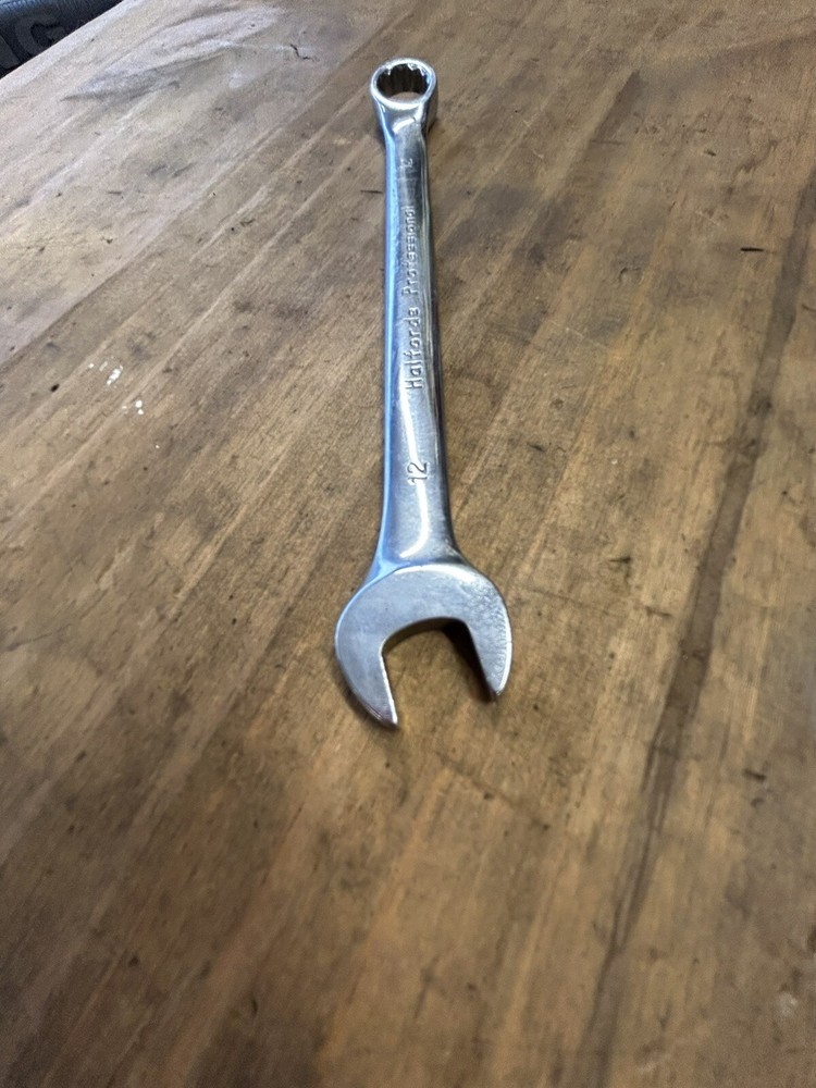 Halfords Professional 12mm Metric Sized Combination Spanner.