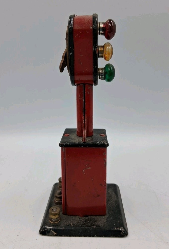 Marx Vintage Automatic 3-Light Signal O Gauge Accessory