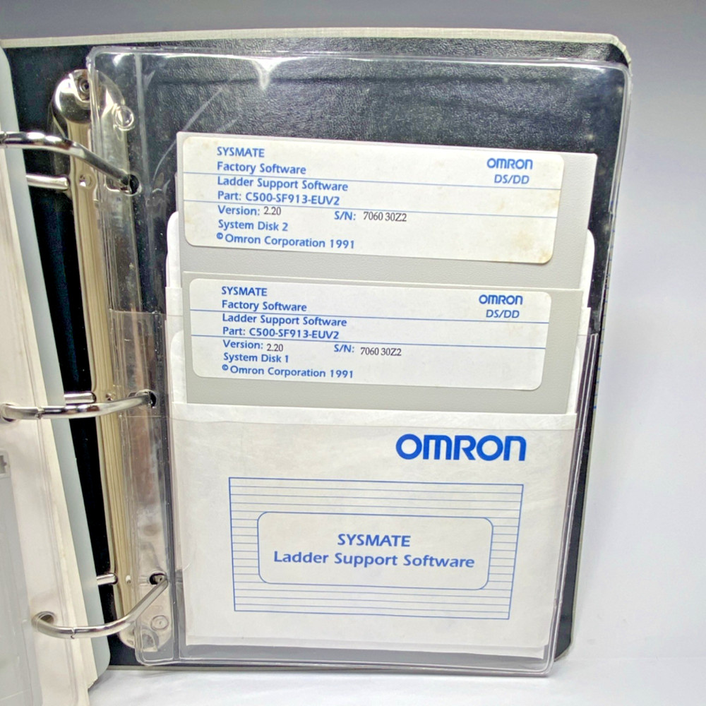 Omron SYSMATE Ladder Support Software C500-SF913-EUV2 Ver. 2.20 PLC Programming