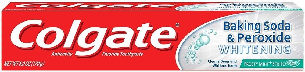 Colgate Baking Soda Peroxide Whitening Gel Toothpaste 6 oz (Select Pack)
