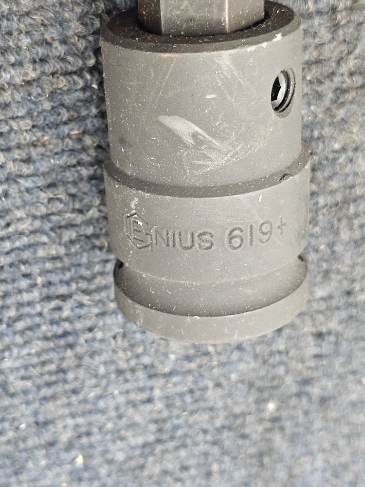 Genius Tools 619+: 3/4" Dr. 3/4" Hex Bit Socket, 80mmL (CR-Mo)