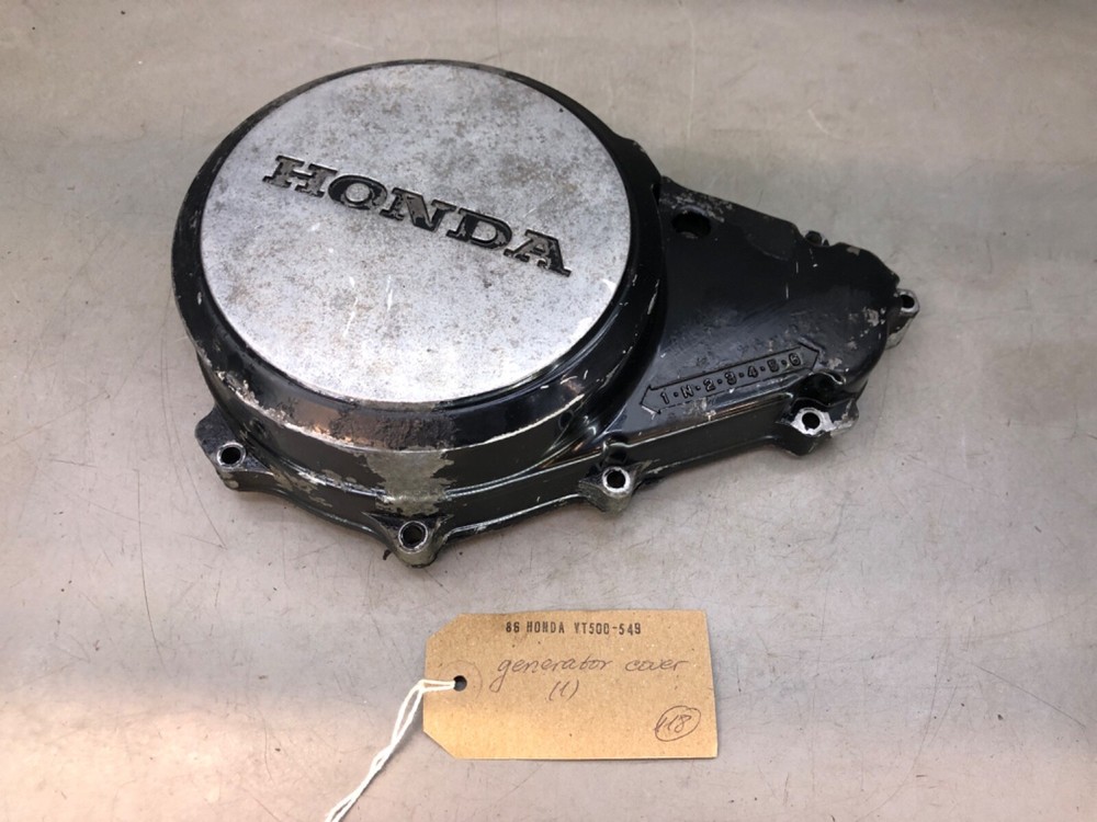 1986 Honda VT500 VT 500 E PC11 engine alternator generator cover case casing