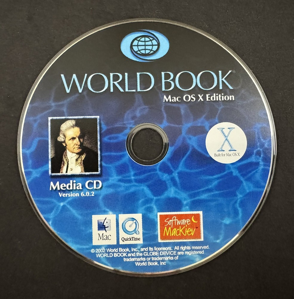 World Book Mac OS X Edition Media CD Version 6.0.2