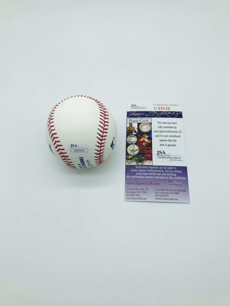 CHRISTIE BRINKLEY HAND SIGNED MLB BASEBALL WITH JSA COA SUPERMODEL VACATION