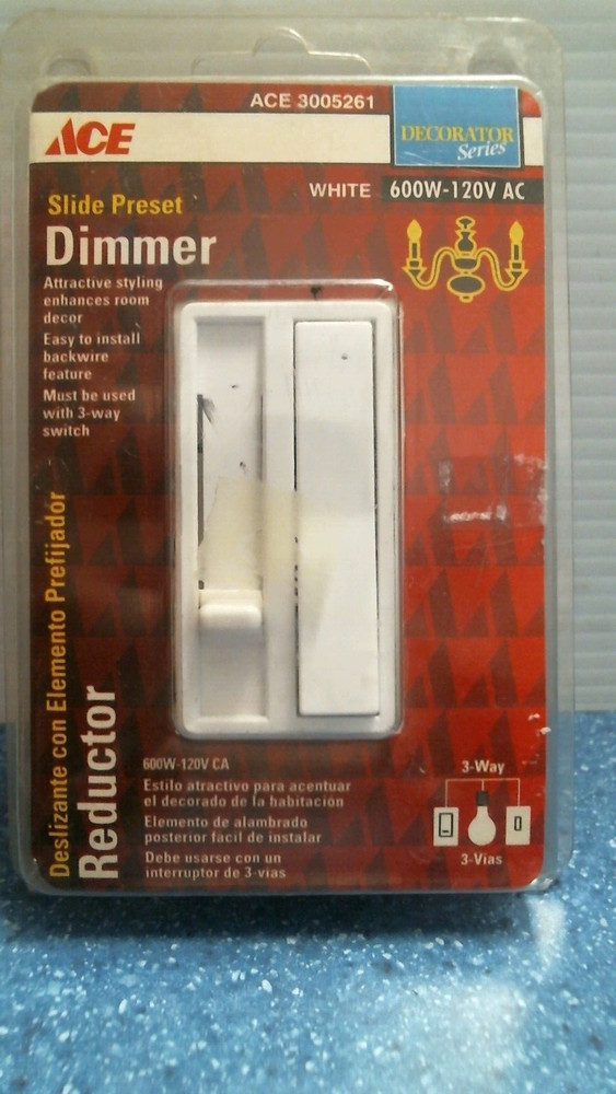 ACE Slide Preset Dimmer, White  (3005261)  FS