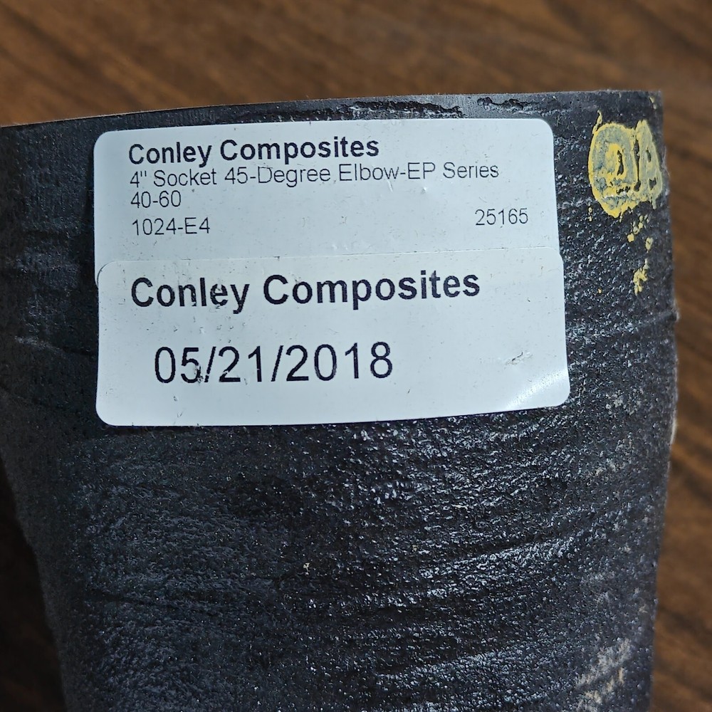 CONLEY 4" SCH 40, 45 deg Epoxy ELBOW #1024-E4