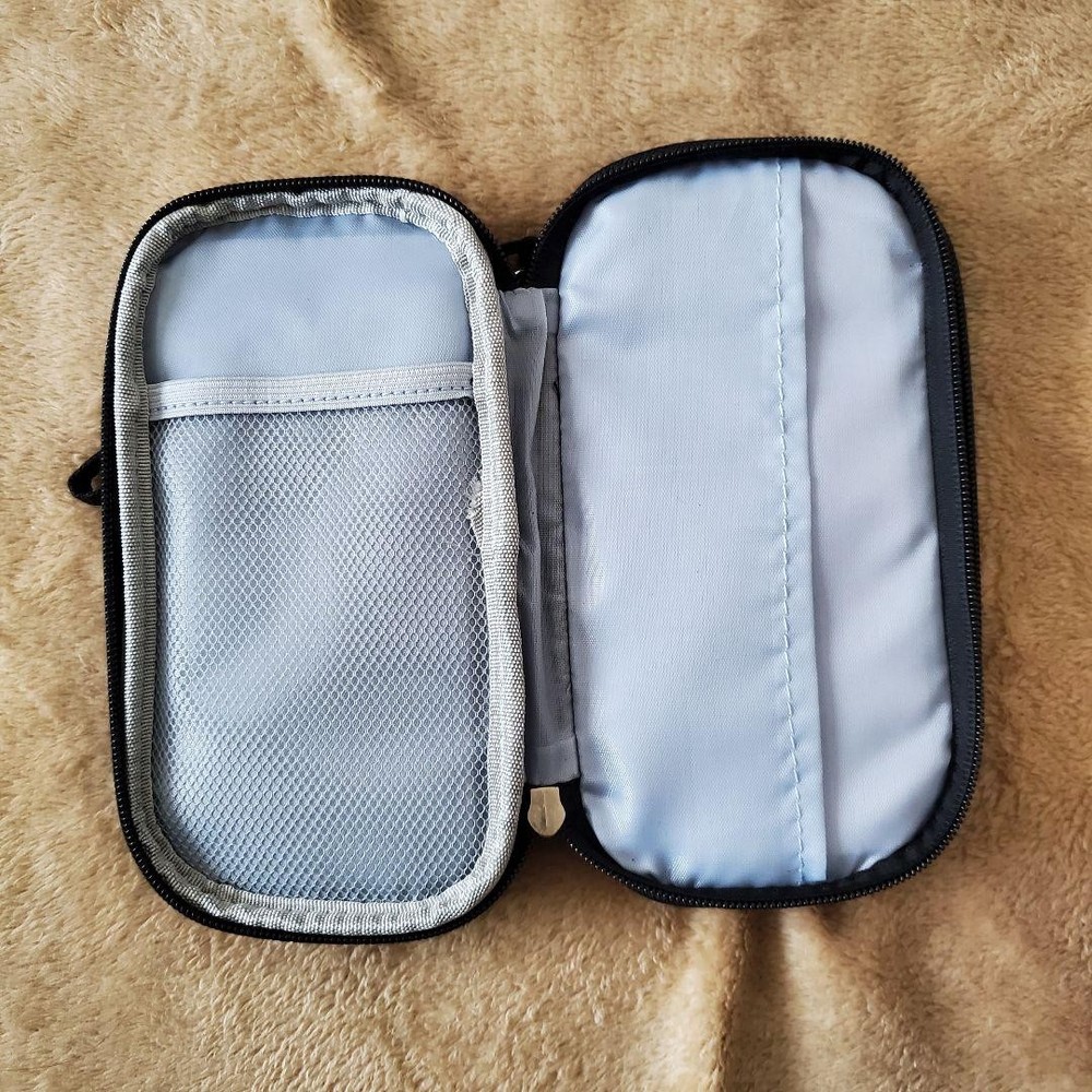 Charger Storage Case, Mobile Battery, Lightning Cable, USB, Travel