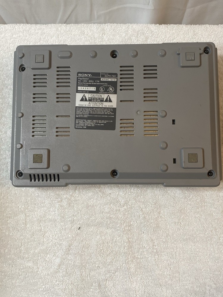 Sony PlayStation 1 PS1 Console No Cord