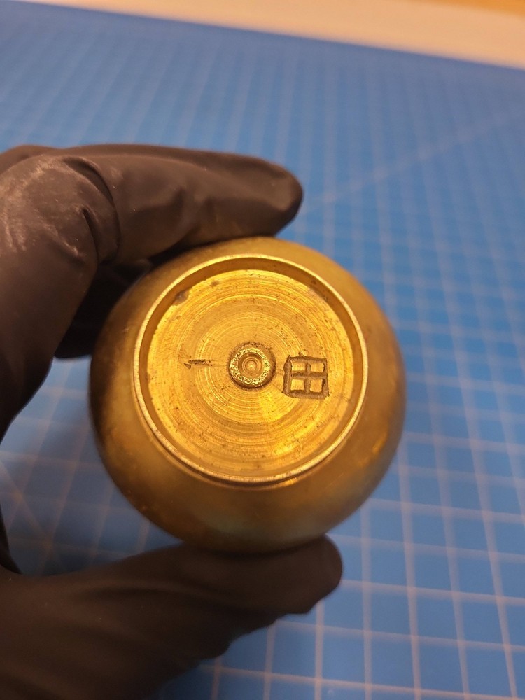 Vintage Brass Incense Burner Holder Diamond Cutouts Aromatherapy Diffuser 2.5"