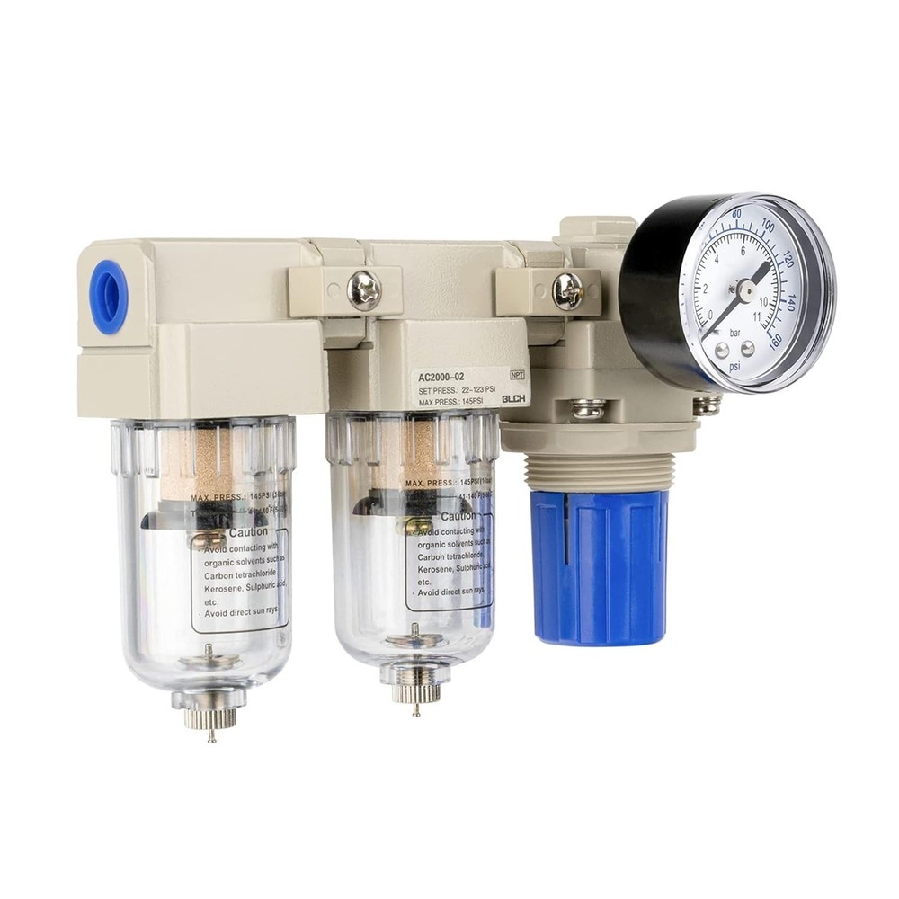 1/4" NPT Air Compressor Dryer - Double Air Compressor Filter Air Compressor R...
