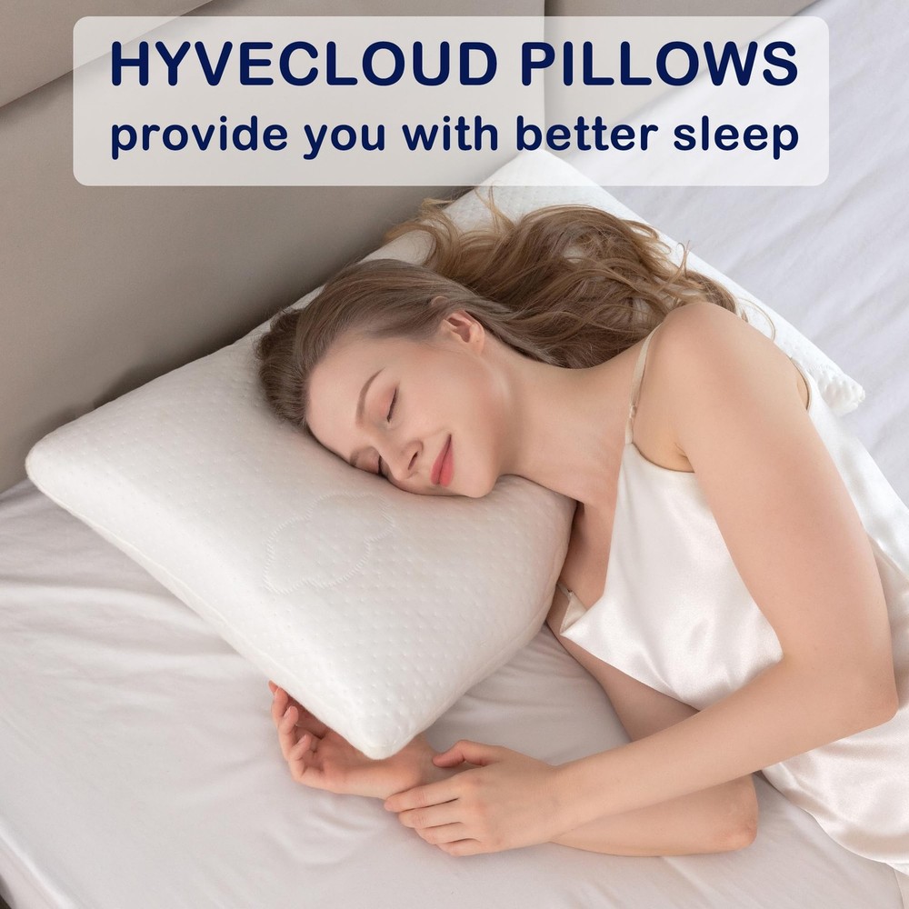Cooling Memory Foam Pillows for Deep Sleep Bed Pillow forNeck Support with Re...