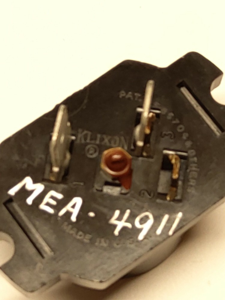 KLIXON MOTOR PROTECTOR MEA-4911 (NOS)