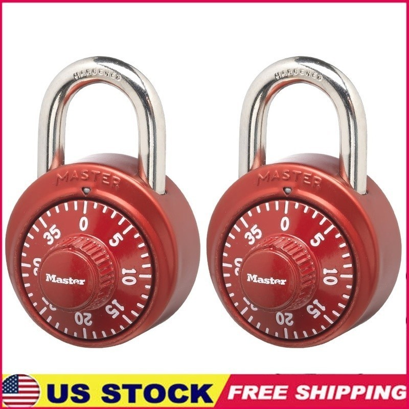 Durable Combination Padlock 2 Pack Keyless Security Lock Anti Shim Technology US
