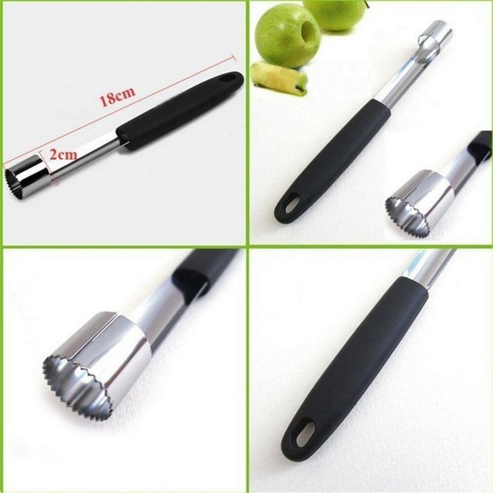 2 PCS Stainless Steel Core Seed Remover Fruit Apple Pear Peach Core KitchenUS