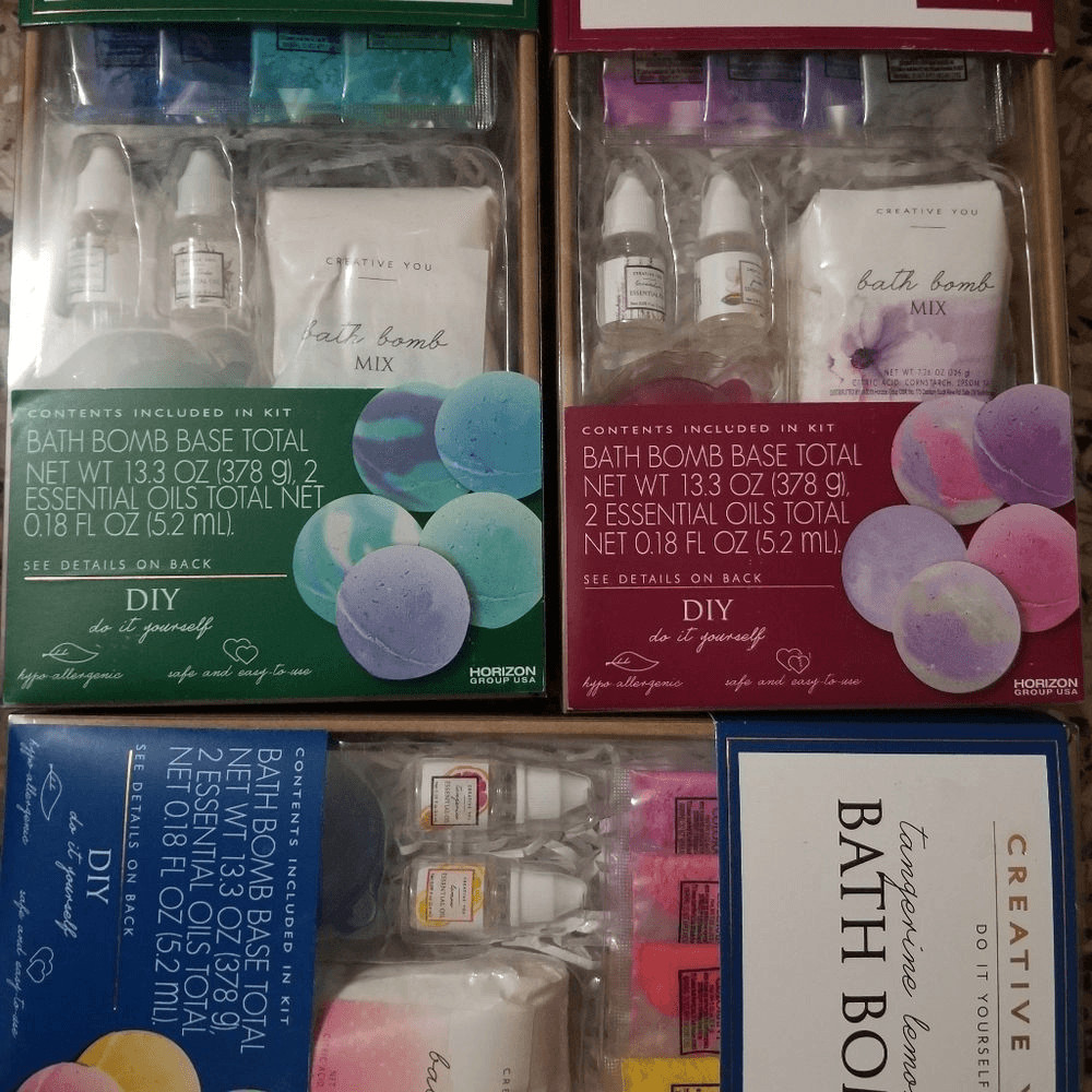1 DIY bath bomb set