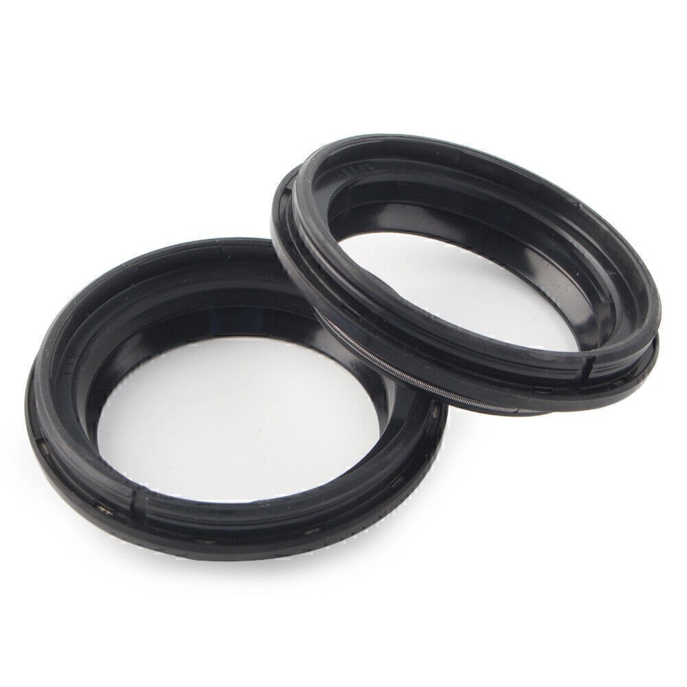 2PCS Front 48X60MM Fork Damper Shock Absorber Dust Seals Motorcycle