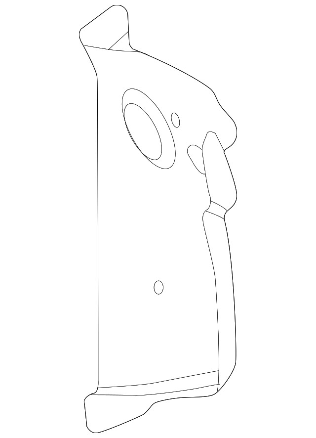 Genuine GM Passenger Side Quarter Inner Panel Extension 84196571