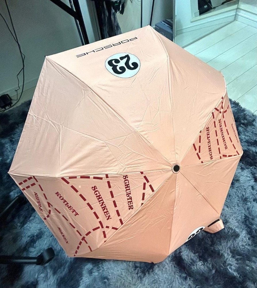 Porsche Folding Umbrella 917 Pink Pig