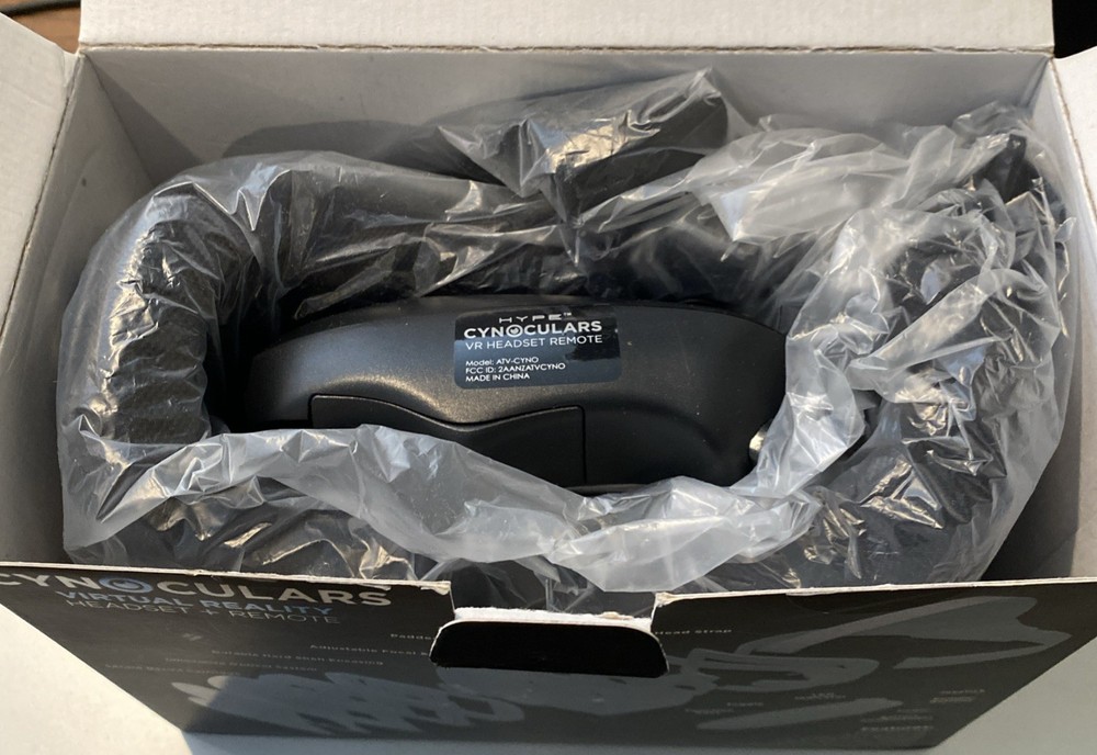 Hype Cynoculars Virtual Reality Headset/Remote for iPhone and Android Not Tested