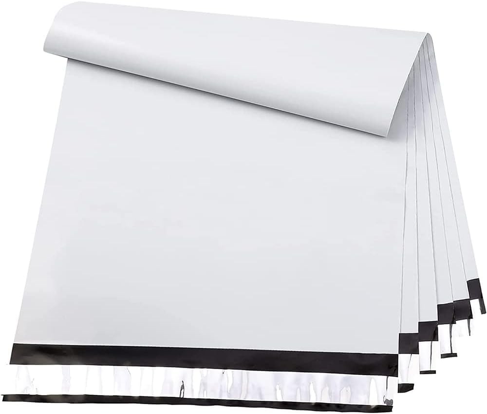 Metronic Poly Mailers 24x24 100PC White, Extra Large 100PC, White