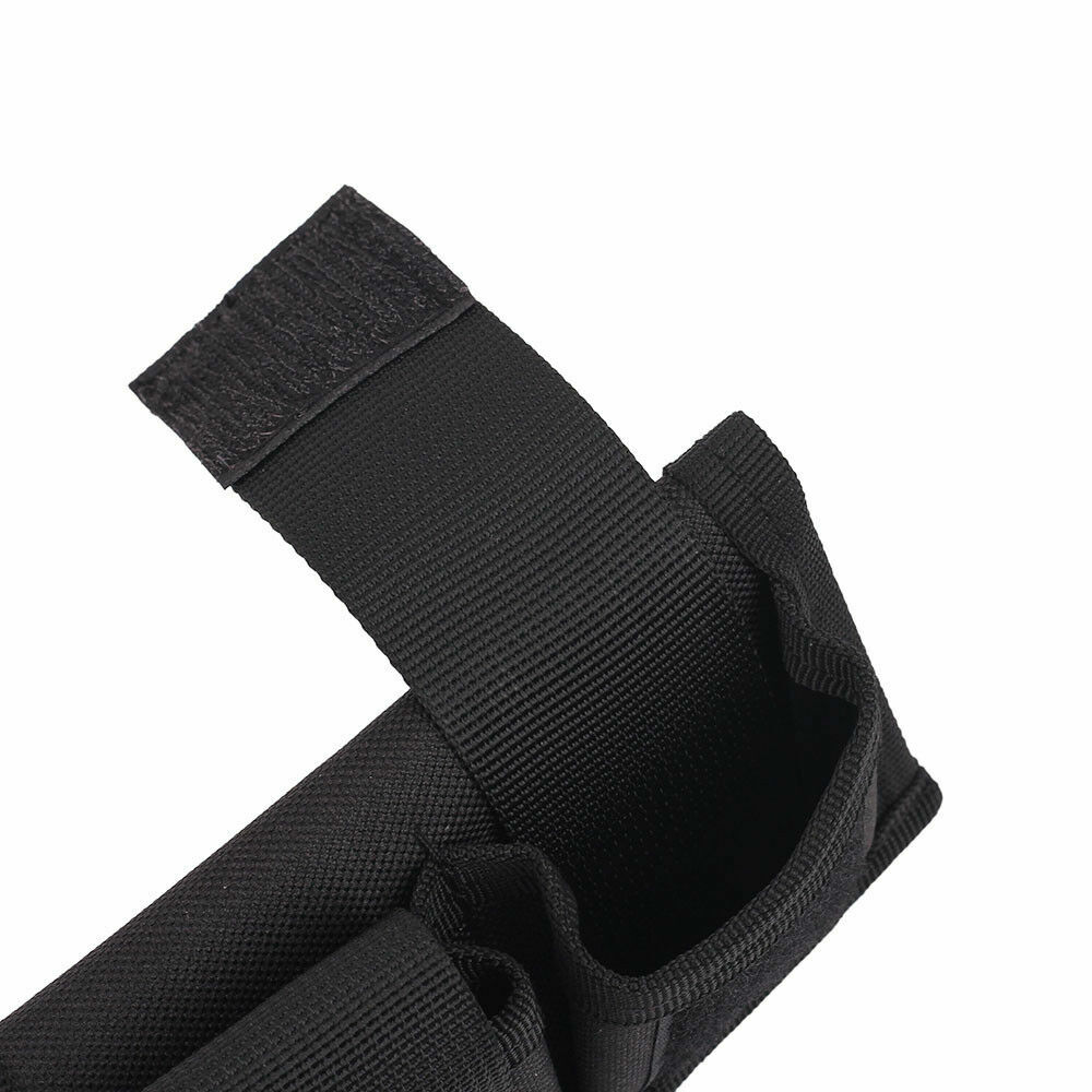 Universal Double Speedloader Pouch Black Nylon Belt Pouch Holder