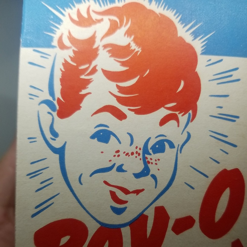 1950s BOY-O-BOY! Cardboard POPCORN Box Advertising CINCINNATI, OH