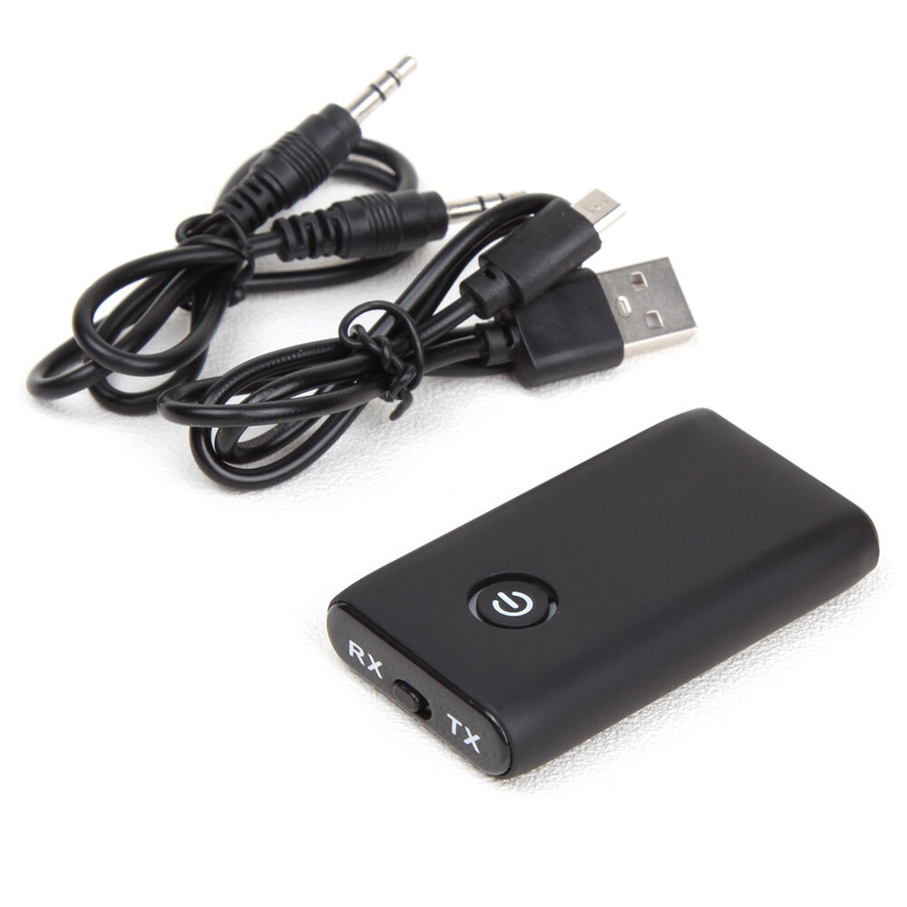 Bluetooth 5.0 Transmitter Receiver 2 IN 1 Wireless Audio 3.5mm Jack Aux Adapter