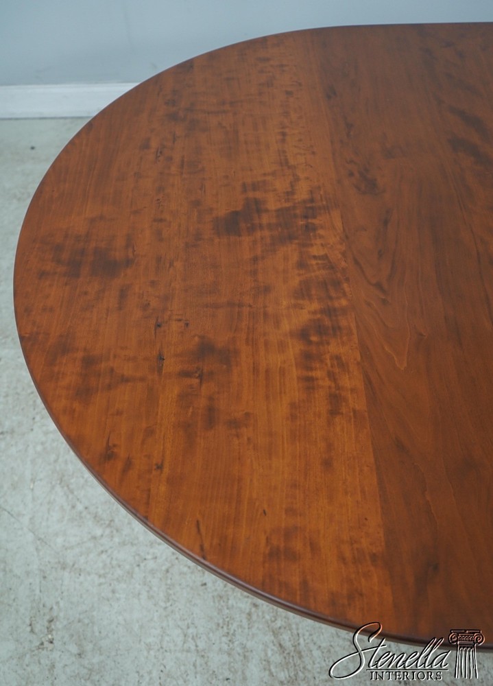 L60662: ELDRED WHEELER Cherry Bench Made Dining Room Table