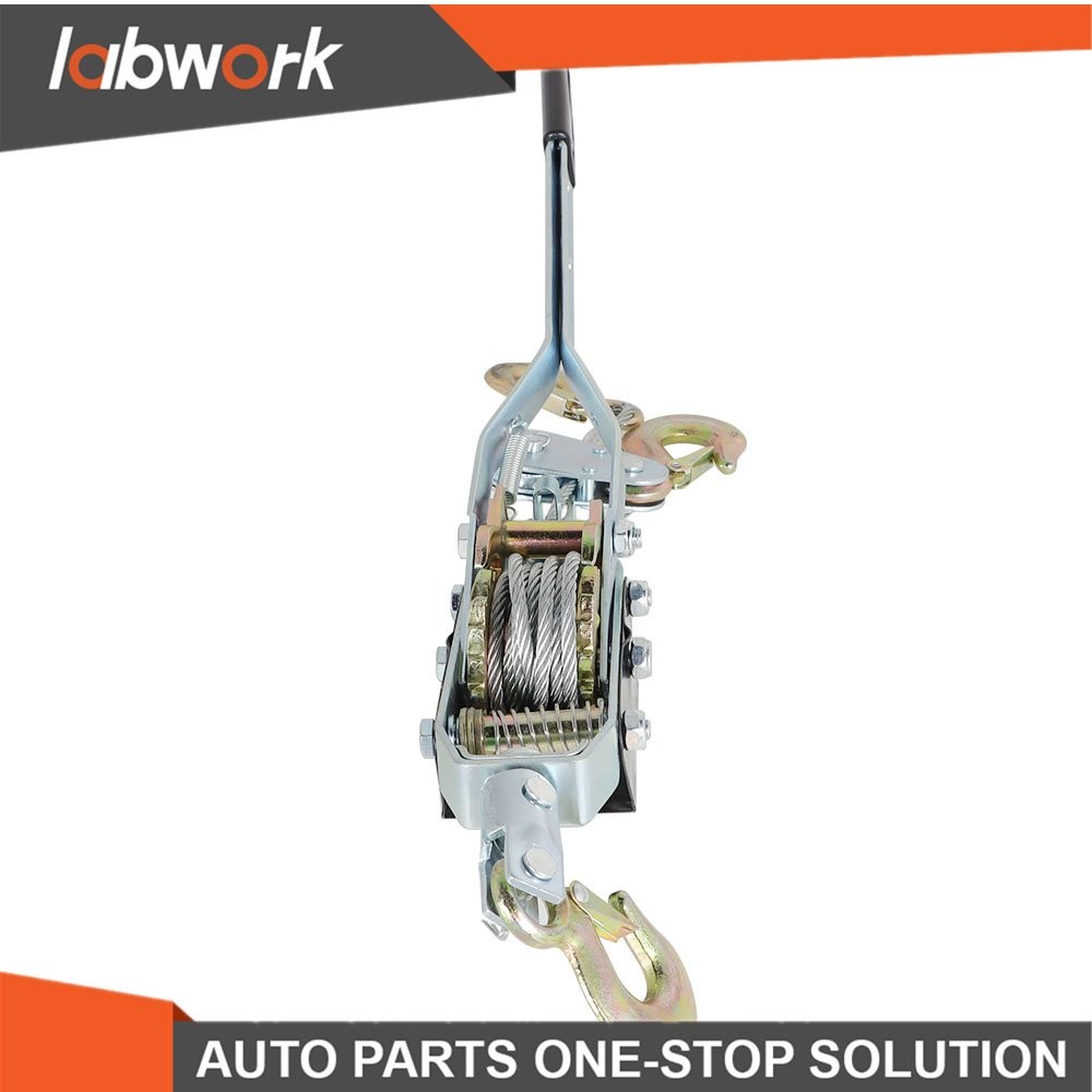 Labwork Cable Puller 4 Ton Dual Gear Power Puller Heavy Duty Hand Power